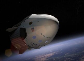 SpaceX launches a Falcon 9 rocket to the space station with 4 astronauts
